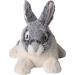 Warmies Rabbit Heat Cushion & Soft Toy - 25cm 700g with Millet Lavender Filling | Grey & White | International Shipping Available - Buy Online on GoSupps.com