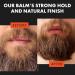 Men's Hydrating Beard Balm with Shea Butter & Argan Oil - Moisturizing Beard Wax & Softener - Buy Online on GoSupps.com