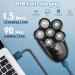 6-in-1 Electric Head Shaver for Bald Men | Waterproof Skull Shaver for Men | Cordless Rechargeable Rotary Shaver - Buy Online on GoSupps.com