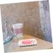 Amosfun Soap Case soap container Fashion sink portable Soap Draining Holder household products Adorable Soap Holder sponge shower soap dish drain rack Soap soap dispenser vintage As Shown 1 14X11X3CM - Buy Online on GoSupps.com