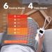 Heating Pad Electric Heat Pad for Pain Relief 16x30 - 6 Settings, 4 Timer Modes, Auto Shut Off - Neck, Back, Shoulder Pain & Muscle Relief - Washable Charcoal Grey - Buy Online on GoSupps.com