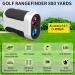 Kipwochin Golf Rangefinder with Slope | 880 Yards Range Finder | Flag Lock & Vibration | USB Rechargeable - White - Buy Online on GoSupps.com