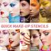 Variety of Shapes Quick Make-Up Stencils: Eyeliner Molds & Template for Easy Eyeshadow Application - Buy Online on GoSupps.com