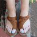 Evzosrz Women's Orthopedic Ring Toe Sandals - Brown, Size 9 | Casual Summer Beach Retro Orthotic Slides - Buy Online on GoSupps.com