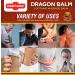 SOL 2pk Dragon Balm 60g Tiger Red Heat Rub for Pain Relief - Muscle & Headache Balm Cream - Back Pain, Neck & Shoulder Rub - Oriental Balm + Sticker - Buy Online on GoSupps.com