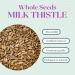 Organic Milk Thistle Seeds 500g Whole Seeds Premium Silybum Marianum (Blessed Thistle) Silymarin Seeds Herbal Tea & Culinary Use Loose Thistle Seeds | DRAGONFLY HERBS - Buy Online on GoSupps.com