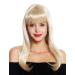 Buy WIG ME UP MA116-22 Women's Long Straight Blonde Wig - Retro 50s Look with Bangs - International Shipping - Buy Online on GoSupps.com