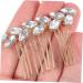 MAGICLULU Fashionable Diamond Hair Accessories Wedding Hair Comb Women Headpiece Decorative Hair Combs Hair Accessory Hair Combs for Women Hair Accessories for Women Hair Comb Clip - Buy Online on GoSupps.com