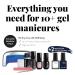 Sensationail Complete Gel Nail Polish Starter Kit | Long-Lasting Salon Grade Manicure with UV Lamp Primer Base & Top Coat - White Black & Pink Polishes Included | International Shipping Available - Buy Online on GoSupps.com