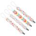 High-Quality Cotton Pacifier Chains for Newborns - 4 Pack | Stylish & Durable Baby Pacifier Bands for Girls & Boys - Buy Online on GoSupps.com