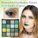 Green Eyeshadow Palette 16 Colors Matte Glitter Blendable Eyeshadow Makeup Palette Waterproof Highly Pigmented Colorful Long Lasting Shimmer Forest Green Eye Shadow Palette Makeup for Women - Buy Online on GoSupps.com