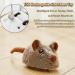 Vealind Rechargeable Cat Toy - Lifelike Mouse with Wagging Tail & Squeak Electronic Mice for Indoor Cats | USB Touch Activated Kitten Toy (Black/Brown) - Buy Online on GoSupps.com