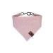 Vanclyde Sydney Dog Half Triangle Bandana for Dogs Value Admacration Stylish Accessory in Rosa with a carabiner closure Size S S Rosa