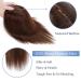 Clip-In Real Hair Extensions Topper for Women | 130% Density 35cm Medium Brown (#04) | Premium Quality Hair Parts & Toupee - Buy Online on GoSupps.com