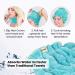 Lindo Hair Crown | Fast-Drying Hair Towel | Ultra Soft Microfiber | Absorbs Water 3X Faster | One Size Fits Most (Mint) - International Shipping Available - Buy Online on GoSupps.com