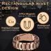 Jeracol Copper Magnetic Bracelet for Men | 3X Ultra Strength Magnets | Adjustable Wristband with Unique Clasp | Gift Box Included - Buy Online on GoSupps.com