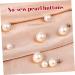 TEHAUX 150 Pairs Pearl Rivets Decor Simulation Pearls Beads Fake Pearl Studs Imitation Pearls Suite Bride - Buy Online on GoSupps.com