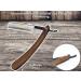 Premium Men's Razor Set - Wooden Handle Cold Gold Blade Solingen Quality with Leather Pouch - Buy Online on GoSupps.com