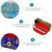 Solustre Retro Embroidery Lipstick Box - 3pcs Satin Silky Holder Case for Makeup & Jewelry Storage | Perfect Organizer for Women & Girls - Buy Online on GoSupps.com