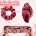 24-Piece Blush Velvet Hair Scrunchies Set with Drawstring Bag - Soft Elastic Hair Bands for Girls and Women | Perfect for Theme Parties and Everyday Use - Buy Online on GoSupps.com