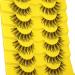 Faux Mink Wispy False Eyelashes - Natural Look Doll Eye Extension Lashes - 15mm Pack - Buy Online on GoSupps.com