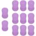 Youngwier Face Cleansing Brush | Finger Handle Face Silicone Scrubber Small Brush Soft Bristles Ergonomic Grip Everyday Face Scrubber for Dormitory Bathroom Purple - Buy Online on GoSupps.com
