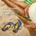 Mnsruu Halloween Cat Pumpkin Moon Slippers | Travel Flip Flops for Men & Women - Hotel Spa Bedroom Comfort - Buy Online on GoSupps.com