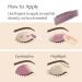 TSUVIMI 2 in 1 Eyeshadow Stick - High Pigmented Cream to Powder, Long Lasting & Blendable - Shimmer Wine Red and Mulberry - Buy Online on GoSupps.com