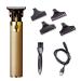 RED by Kiss Hair Trimmer for Men Precision Blade Cordless Trimmer Mens Grooming Kit Gold