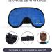 Kids Memory Foam 3D Contoured Sleep Mask - Blockout Light Eye Cover for Boys and Girls - Dark Blue - Buy Online on GoSupps.com