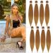 Pre Stretched Honey Blonde 26 Crochet Braiding Hair Extension | 27# Color | 8 Packs | Itch-Free & Hot Water Settable - Buy Online on GoSupps.com