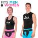 Inguinal Hernia Belt - Supportive Truss for Groin Pain Relief - Removable Compression Pads - Men and Women (M) - Buy Online on GoSupps.com