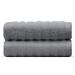 Cosy House Collection 2-Pack Classic Cotton Washcloth Towel Set - Ultra Soft, Absorbent & Quick Drying - Luxury 100% Cotton Plush Towel - for Bathroom, Shower & Kitchen (Washcloth, Grey) 2-Pack Washcloth Grey