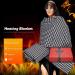 Jqual USB Heating Ceiling Scarf - Portable Soft Warm Wool Blanket with 3 Settings | Wireless & Washable | Perfect Anniversary Gift - Buy Online on GoSupps.com