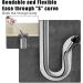 Buy 90cm Sewer Pipe Unblocker - Bathroom & Kitchen Hair Clog Cleaner Tool - Buy Online on GoSupps.com
