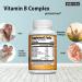 VISPURA Vitamin B-Complex 180 Vegan Tablets - B12, B1, B2, B3, B5, B6, B7, B9, Folic Acid - Stress & Energy Support - Natural Supplement without Additives - Buy Online on GoSupps.com
