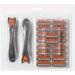 BIC Comfort 3 Hybrid Men's Disposable Razor - 2 Handles, 18 Cartridges - Buy Online on GoSupps.com