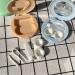 Nfegsiya Green Contact Lens Container - Sweet Travel Case for Unisex Eyes Care with Mirror - Ideal Holder for Contact Lenses - Buy Online on GoSupps.com
