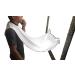 | Beard Apron Shaving Bib with Transparent Clear Shaping Comb Tool Included (White)