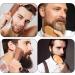 2PCS Portable Beard Brush Comb Set for Men - Boar Bristle Brush for Neat Beard Care and Facial Massage - Buy Online on GoSupps.com