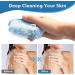 Cobee Silicone Bath Brush - Exfoliating Shower Scrubber & Massage Brush for All Skin Types - Blue - Buy Online on GoSupps.com