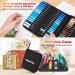 Eglyenlky 100 Colors Dual Brush Pens Markers for Adult Coloring - Fine Tip and Brush Tip, Ideal for Drawing, Calligraphy, Sketching - Black Set - Buy Online on GoSupps.com