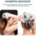 ELODYUNHC Scalp Massage Brush - Silicone Shampoo Brush for Wet & Dry Use | Improve Blood Circulation | Green - Buy Online on GoSupps.com