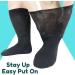 Gooi Extra Wide Socks | Soft Stretch for Swollen Feet | Men Women 10-15 | Non-Binding, Breathable | Bariatric Neuropathy Lymphedema Edema Relief - Buy Online on GoSupps.com