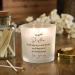 Personalised Large Double Wick Candle Gift for Sister with Sentiment (Lemongrass & Coconut)