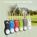 Mile High Life Golf Divot Repair Tool with Magnetic Ball Marker | Foldable All Metal Design with Pop-up Button | Men's Golf Accessories - G-Red - Buy Online on GoSupps.com
