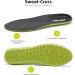 Memory Foam Insoles for Men Women - Air-Cross Replacement Shoe Inserts - Shock Absorbing Cushion Insoles for Foot Pain Relief - Black - Size 42EUR/US M 8.5/W 9.5 - Buy Online on GoSupps.com