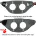 Joyal Reflective Soft Padded Dog Harness - Breathable Air-Mesh for Cats & Puppies (XXXS Gray: 27-31cm) - Buy Online on GoSupps.com