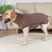 Hjyokuso Dog Sweater | Fleece Coat for Small Medium & Large Dogs | Warm Brown Winter Jacket | Outdoor Dog Coat - XL - Buy Online on GoSupps.com