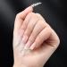 500PCS Quaferen Clear Glaze Stiletto Nail Tips - Long Full Cover for Acrylic Nails - Professional Curved Extension Tips for Nail Art Salon - Buy Online on GoSupps.com